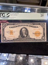 FR-1173a 1922 Series $10 Ten Dollar Gold Certificate PCGS 25 VF*