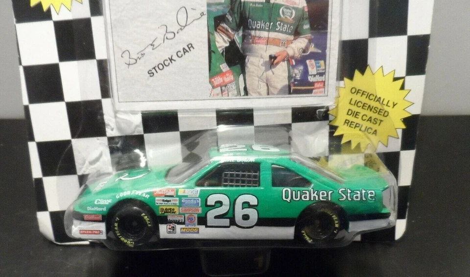 UNUSED/UNOPENED MINI NASCAR STOCK CAR&TRADING CARD BRETT BODINE'S #26 CAR(81220) - Image 2 of 4