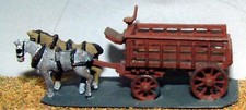 Railway Delivery lorry 5 ton 2 horse E24 UNPAINTED N Gauge Scale Models Kit