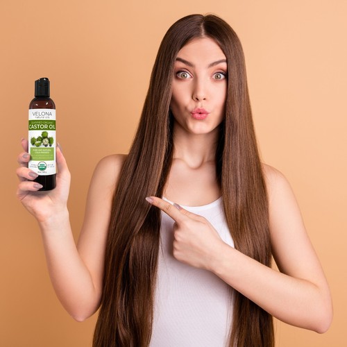 Velona USDA Certified Organic Castor Oil 2 Fl Oz - 1 Gallon Eyelashes Eyebrows - Picture 62 of 71