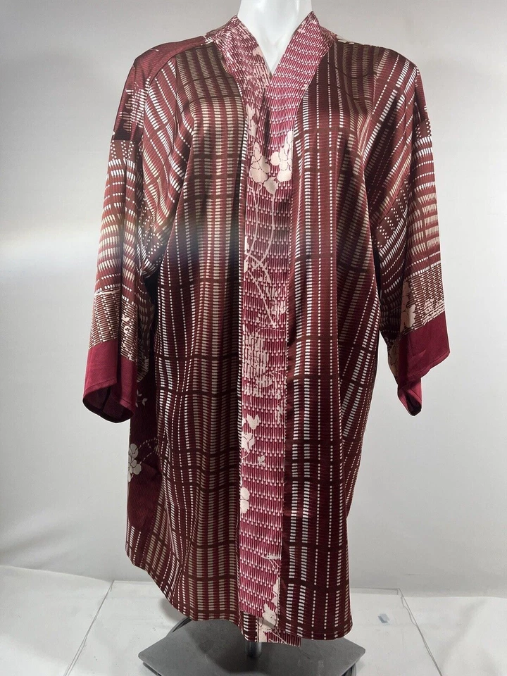 Top Chicos Travelers Frente Abierto Mujer 3P Floral Oriental Kimono Manga Larga Foto 2 de 4