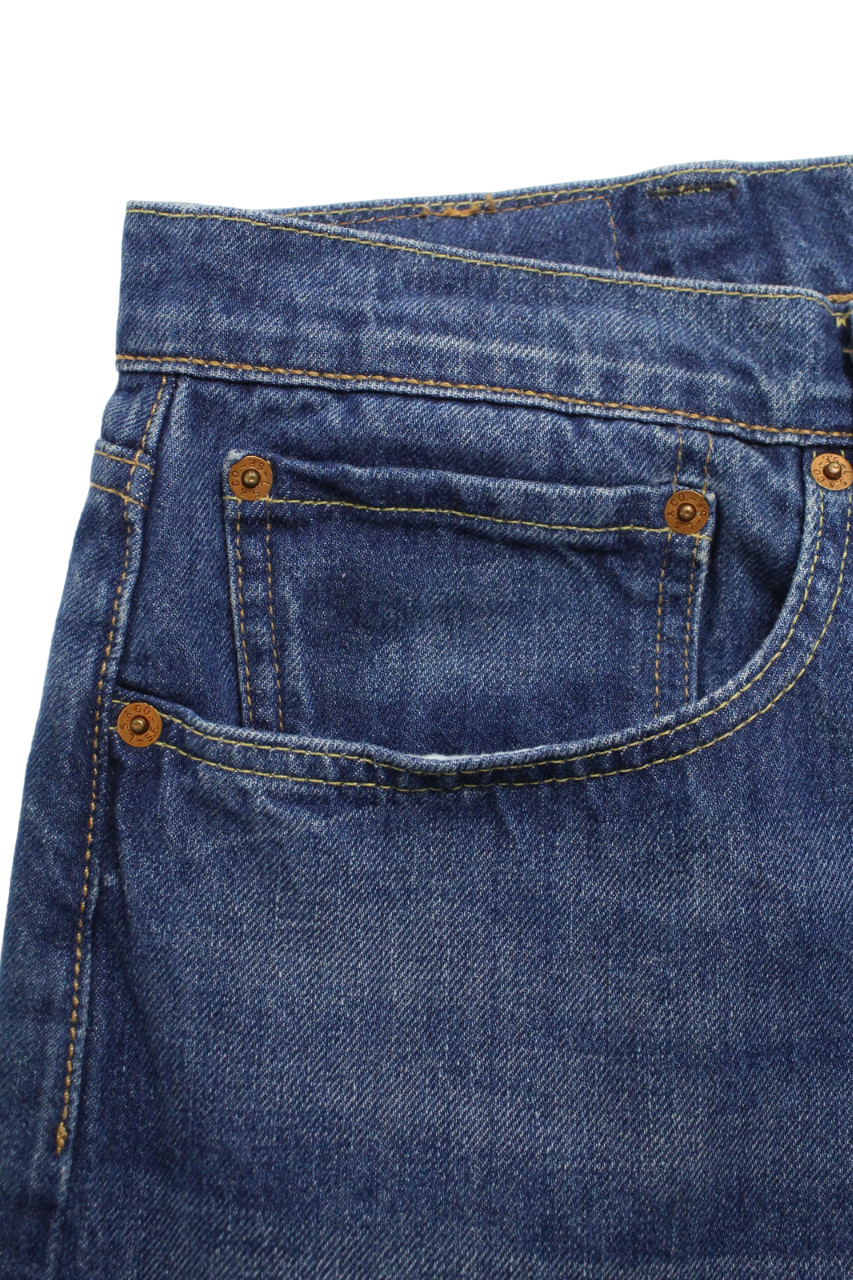 Levi's 502 Jeans Mens W38/L32 Regular Tapered Fit Whiskers Zip Fly Blue Denim thumbnail 7