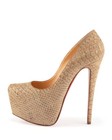 100% AUTHENTIC NEW WOMEN LOUBOUTIN DAFFODILE 160 LEIGE EMBOSSE PUMP/HEEL US 8.5 — photo 1