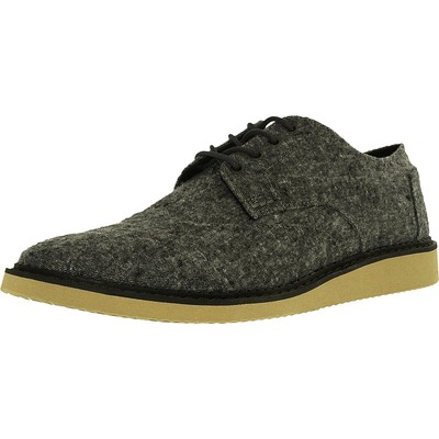 Toms Men's Brogue Slub Ankle-High Canvas Fashion Sneaker