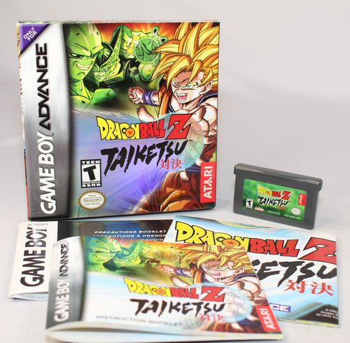 Dragon Ball Z: Taiketsu GBA Complete CIB GREAT Condition w/ RARE POSTER! NICE!