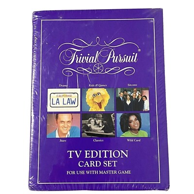 Trivial Pursuit TV Edition Card Set for Master Game