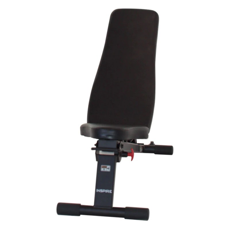 Inspire Fitness Folding Bench (BLK) 17 in x 52 in x (Max) 41 in, 