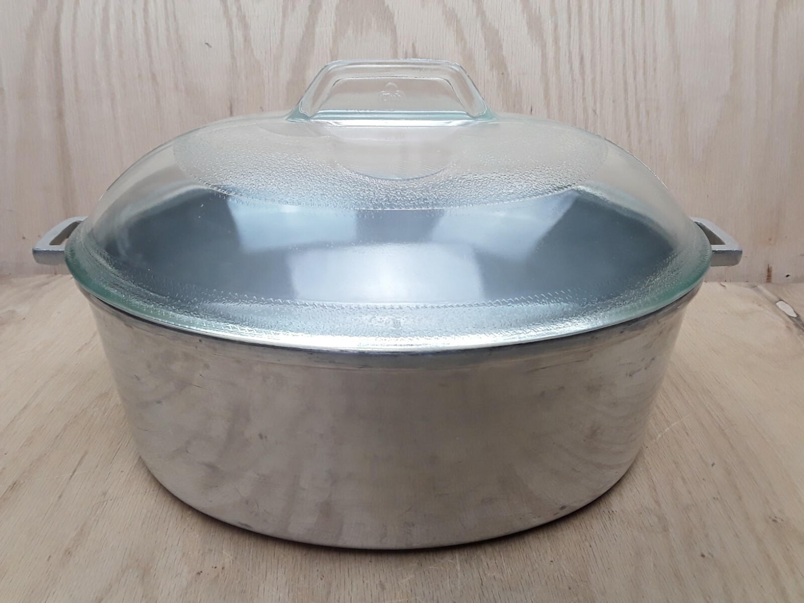 Vintage MIRACLE MAID Brand Cookware 6 qt Aluminum Oval Roaster Dutch Oven w Lid eBay