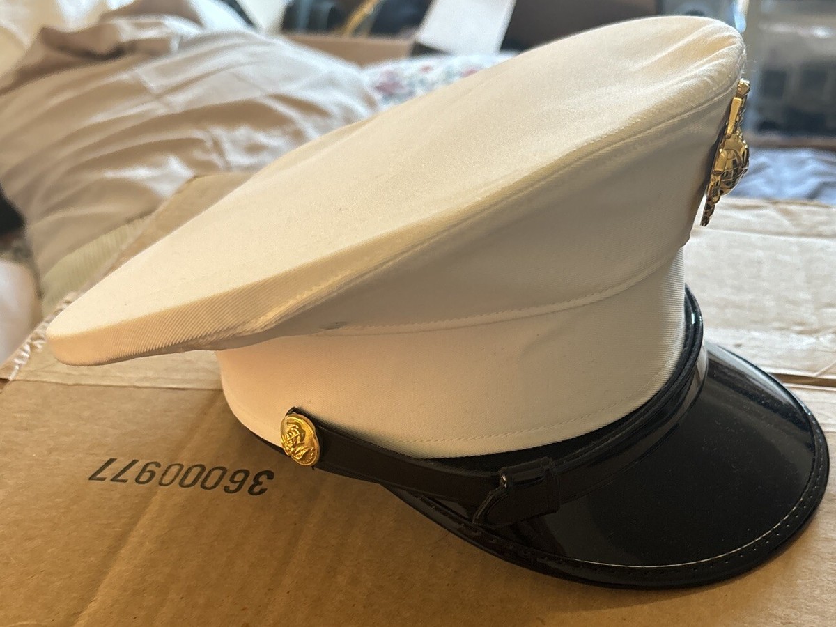 marine dress blues hat Amazon.com: Marine Corps Enlisted Dress Cap, White (Size 58CM): Clothing,  Shoes & Jewelry
