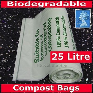 25l compostable bin liners