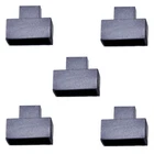 Silicone Switch Protector Waterproof Dust Cover Black 5 Pack partCore 150108