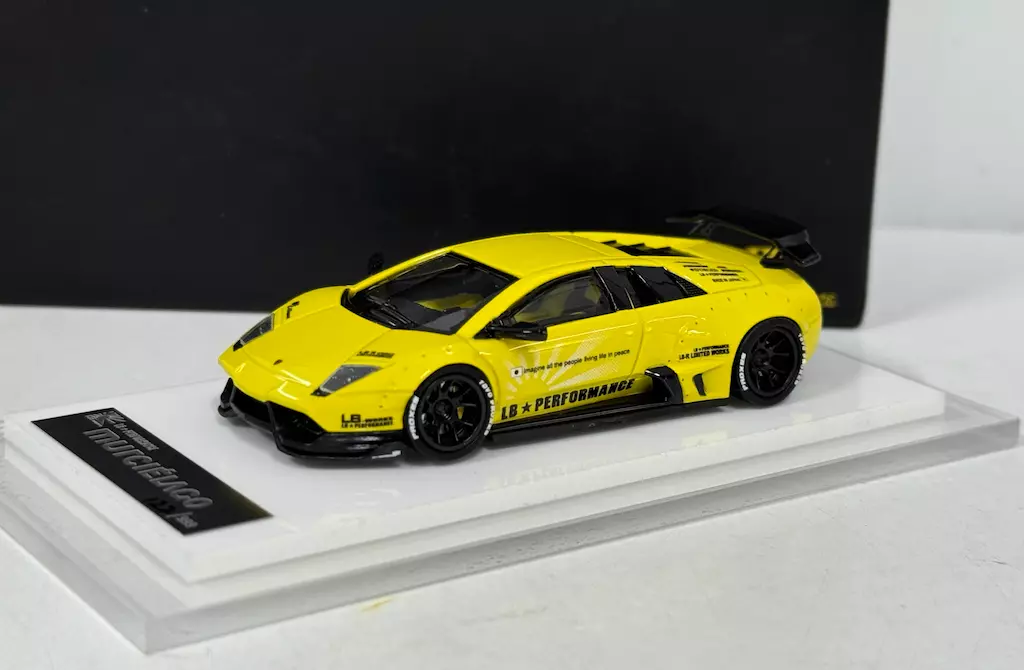 Onemodel 1:64 Yellow LP670-4 Murcielago LB Sports Model Diecast