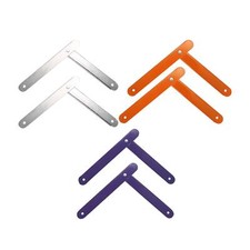 2x Heavy Duty Nium Stair Ladder Hinge with Screws Stepladder