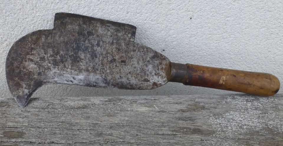 Outil ancien SERPE A TALON VIGNERON VIGNE Art populaire métier - Photo 4/4