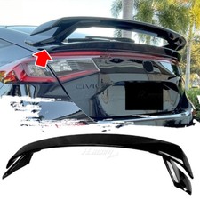For Honda Civic Hatchback 2022-2026 Gloss Black Hp Style Rear Spoiler Wing