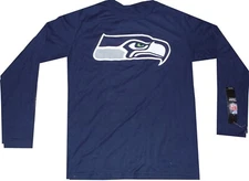 Seattle Seahawks Youth Boys 8-20 Long Sleeve Shirt Clearance Small 8 New tags