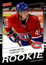 2008-09 Upper Deck Victory BLACK Corey Locke Rookie Montreal Canadiens #228