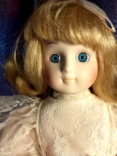 Porcelain Doll "Elaine"  (900) 16"(40cm) by Porcelain Doll Collection