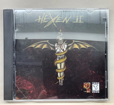 Hexen II 2 Computer Video Game Windows PC CD-ROM 1997 VTG Software with Manual