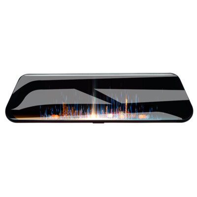 10in 170° HD Car Dual Lens Dash Camera DVR Driving Recorder Rear Mirror Monitor