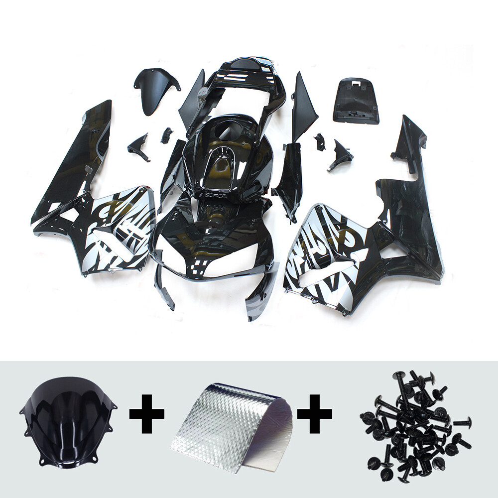Injection Black Fairing Kit for Honda CBR600RR F5 2005 2006 ABS Plastic Bodywork