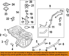 HYUNDAI OEM 16-25 Santa Cruz Fuel System Components-Fuel Tank Pad 31101C1000