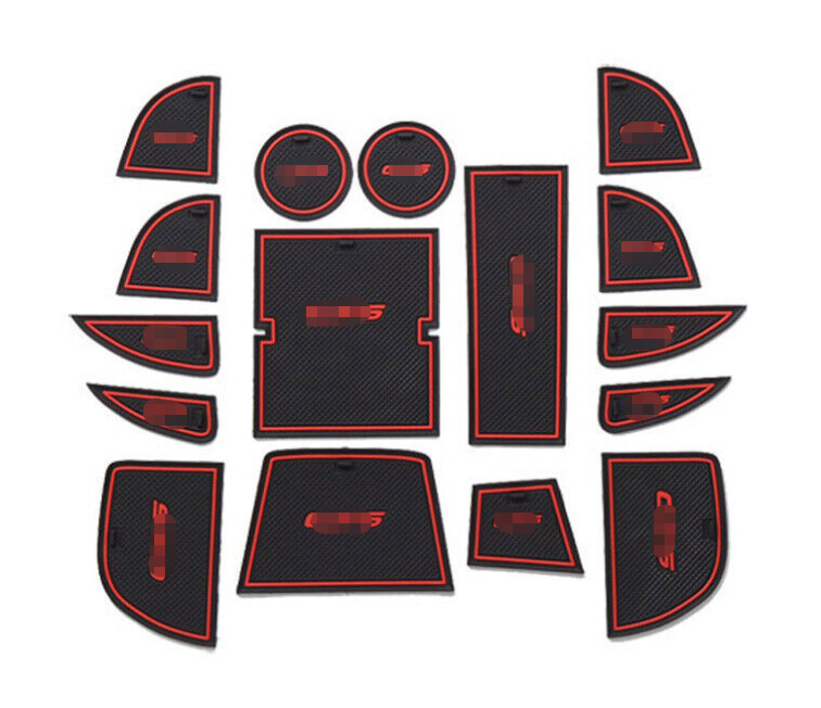 Car Gate slot pad Interior Door Pad/Cup Non-slip mats For Mazda CX