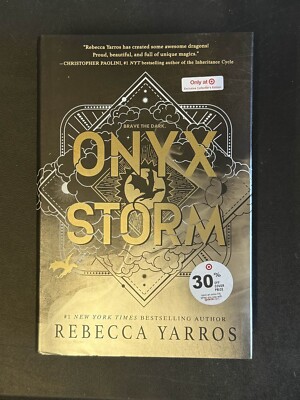 Onyx Storm Target Exclusive Edition by Rebecca Yarros Hardcover The Empyrean