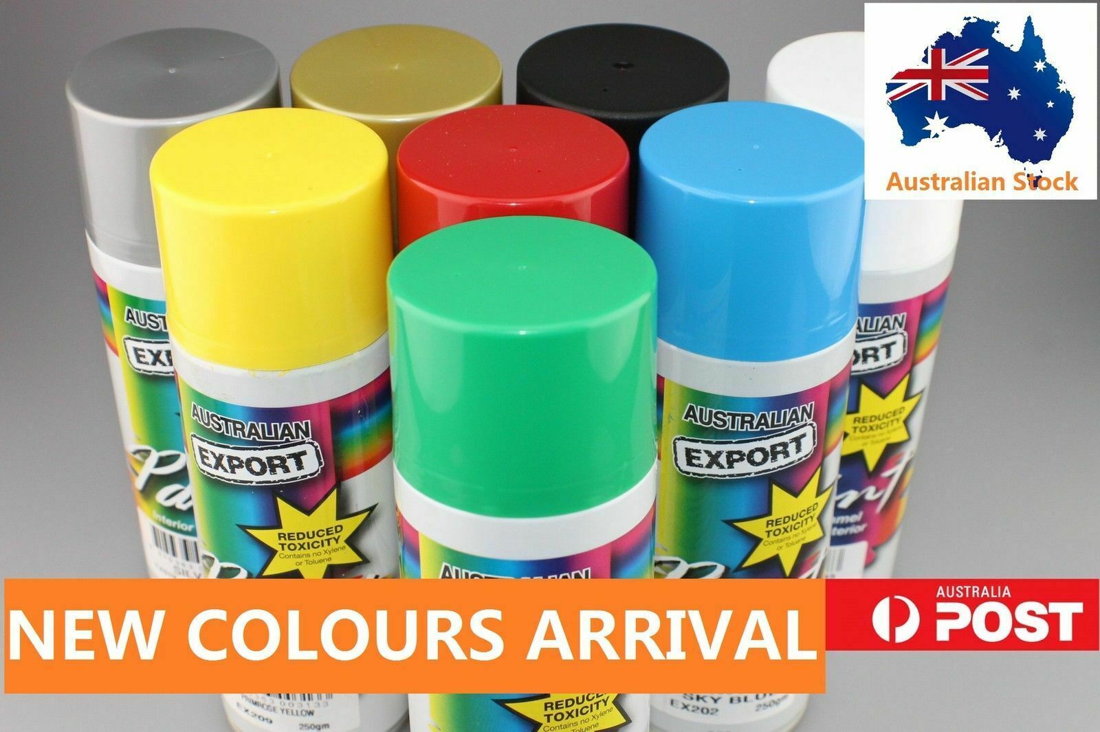 12 pcs Australian Export Spray Paint Cans 250gm Fast Shipping eBay