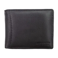 Genuine Leather Bifold Wallet with RFID Blocking