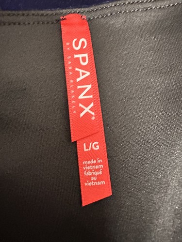 Spanx Leggings Womens Size L Royal Blue High Rise Shaping Compression - Picture 5 of 7