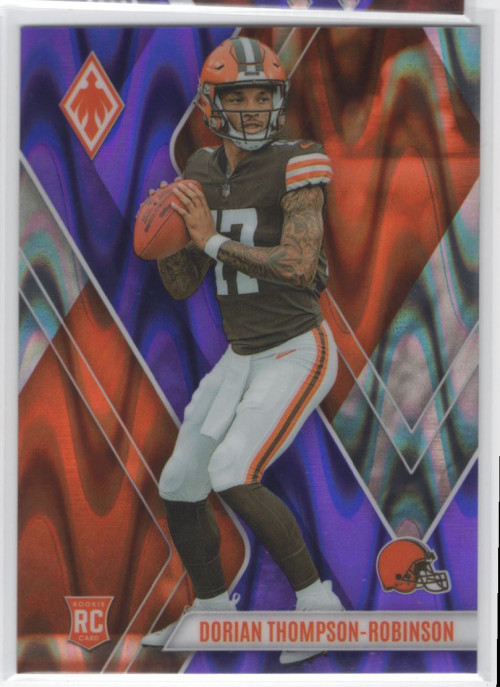 2023 Panini Phoenix Purple Seismic #124 Dorian Thompson-Robinson /125 - NM-MT