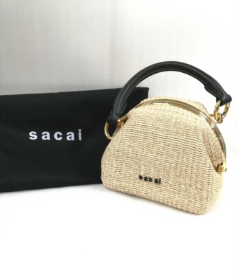 SACAI BEG/BLK 2WAY PURSKET BAG ABAKA Unused From Japan | eBay