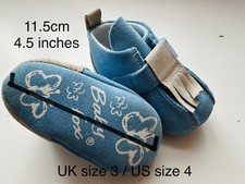 Baby Boys Pram Shoes Real Leather Anti Slip Sole Extra Soft And Warm 0-12 Month