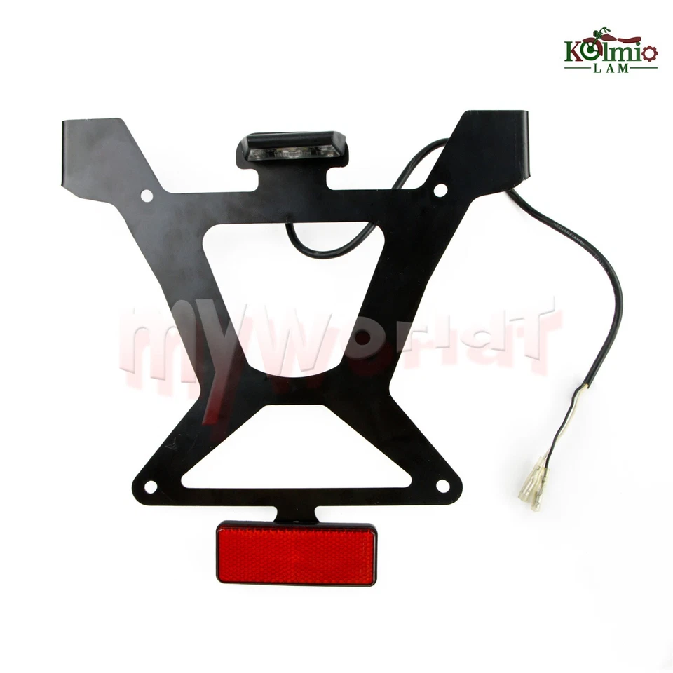 Support Plaque Moto Pour YAMAHA TMAX500 TMAX 500 01-07 Avec LED Eclairage Plaque - Photo 2/4