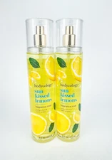 Bodycology Sun Kissed Lemons Fragrance Mist 8 Fl Oz Sunny Citrus Amber Lot Of 2