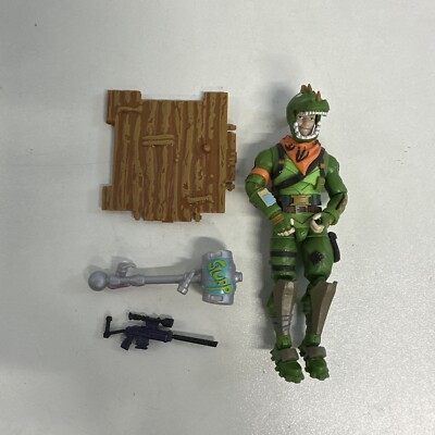 Fortnite Rex Action Figure with assorted accessories Loose No packaging 