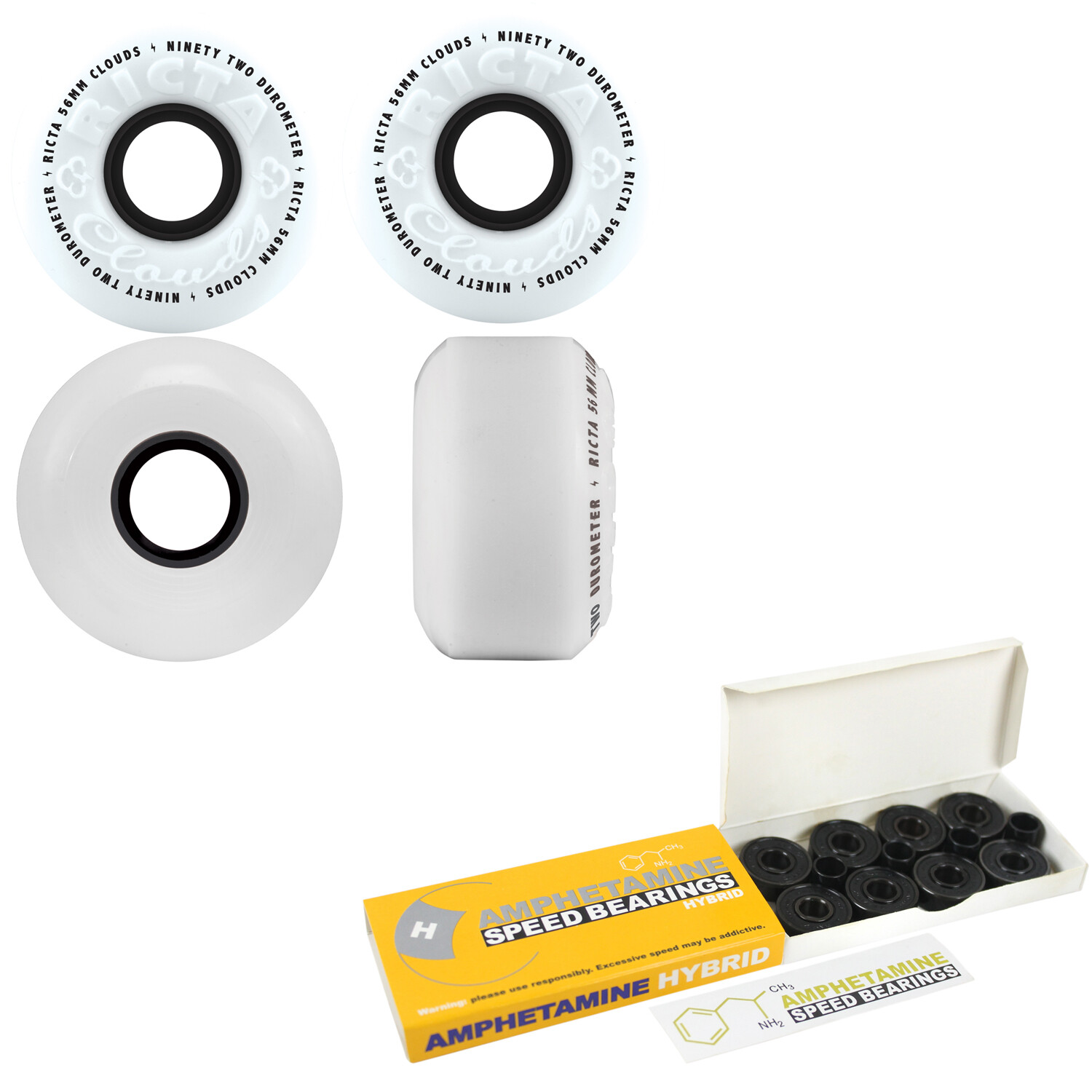 Cruiser Wheels With Hybrid Ceramic Bearings