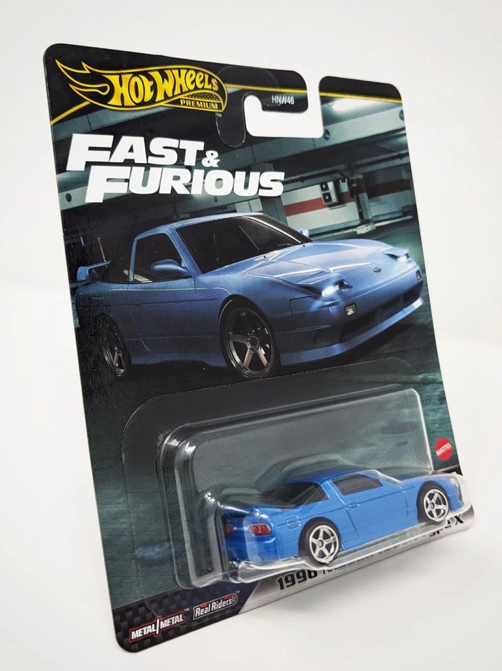 Hot Wheels 2024 Premium Fast & Furious Tokyo Drift 1996 Nissan 180SX Type X Blue - Image 3 of 4