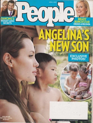 Magazine People April 2 2007 Angelina Jolie Brady Bunchstar Zahara Pax - Image 1 of 4