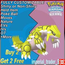 Pokemon Brilliant Diamond Shining Pearl Shiny Groudon 6IV Customizable