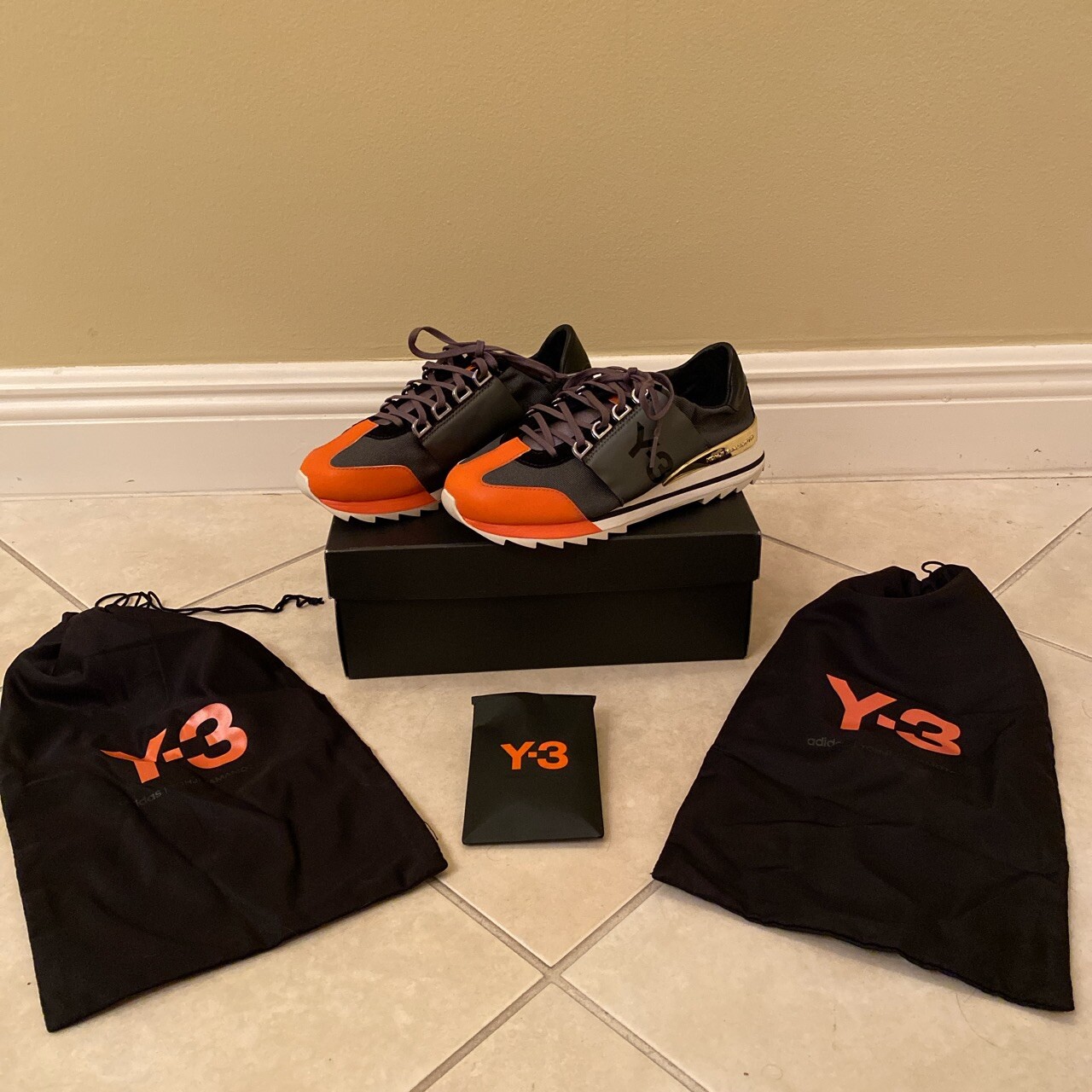 y3 rhita sport sneakers