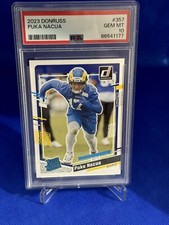 2023 Puka Nacua Panini #357 Donruss Rated Rookie Perfectly Graded PSA 10🔥🔥