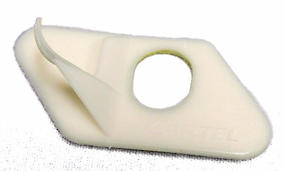 SUPER WHITE ARROW REST SELF ADHESIVE STICK ON Archery Recurve Compound RH or LH 