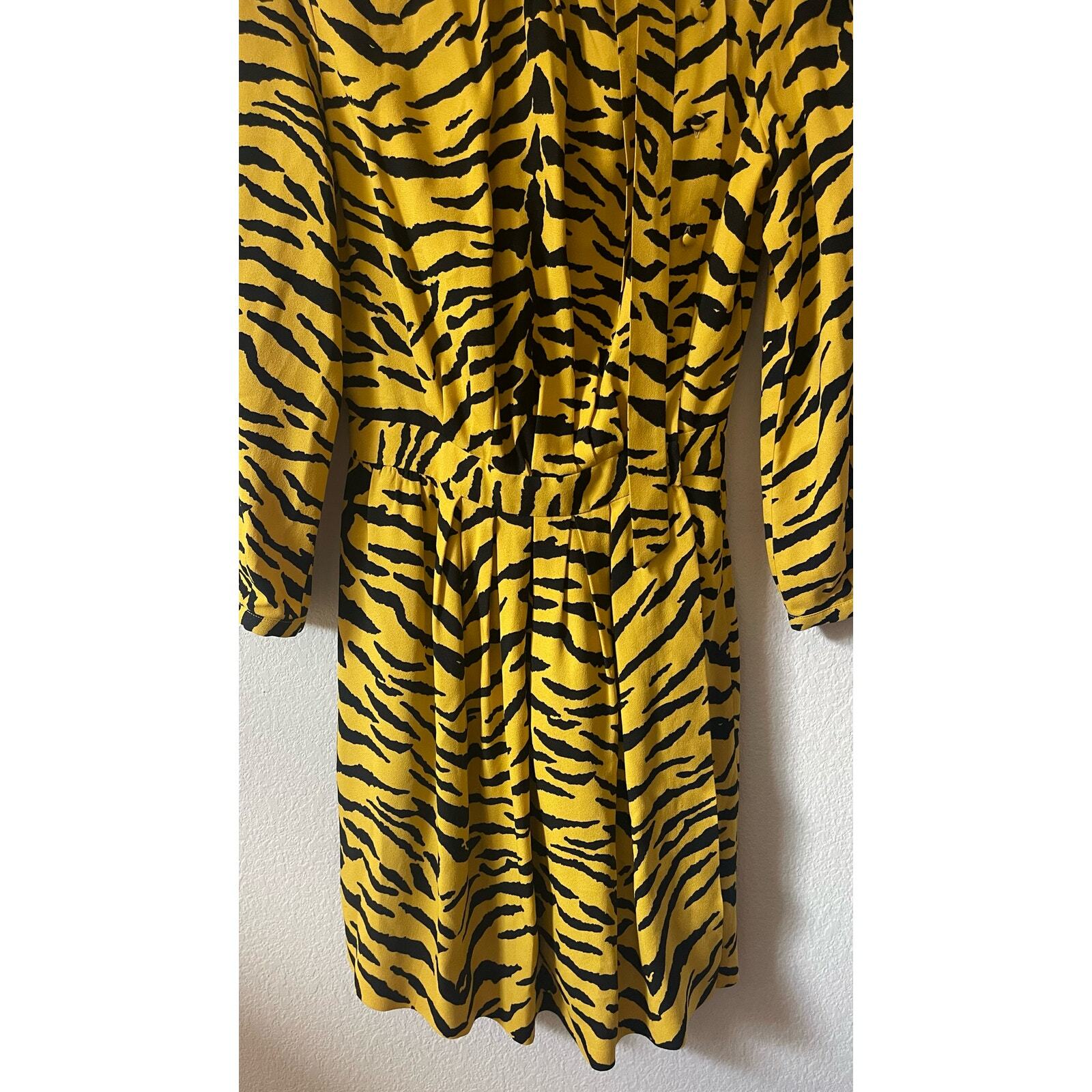 Abito Saint Laurent Tiger Crepe