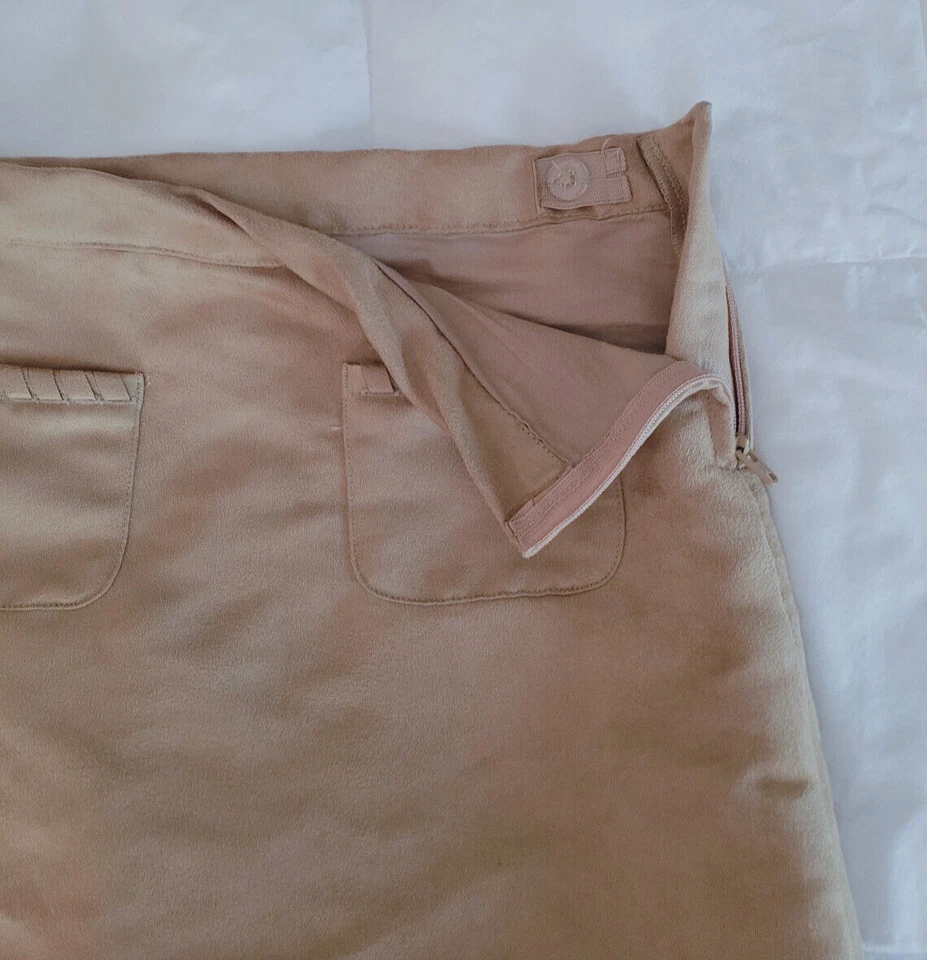 Conjunto de falda y chaleco de gamuza sintética tostado occidental Gymboree para niñas - talla 8 Foto 2 de 4