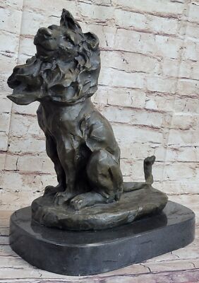 Sculptural Interpretation of Lion King  Abstract Wildlife Bronze Statue Decor