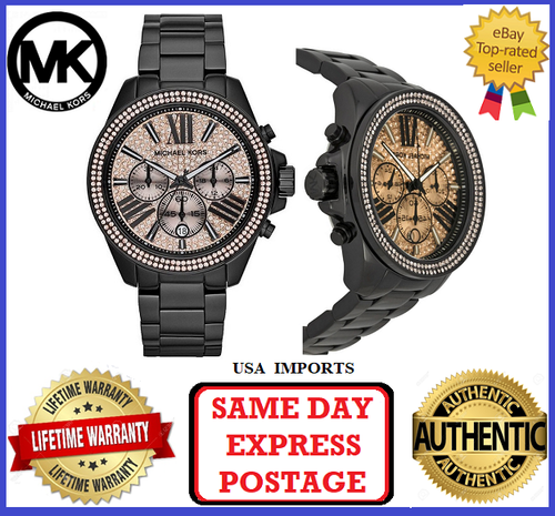 Michael Kors MK5879 Wren Black, Rose 