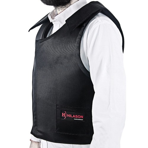 68HS Bull Riding Vest Hilason Black Bull Pro Rodeo Cordura Large - Picture 4 of 8