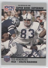 1990 Pro Super Bowl XXV Silver Anniversary Box Set Ted Hendricks #97 HOF 0e3